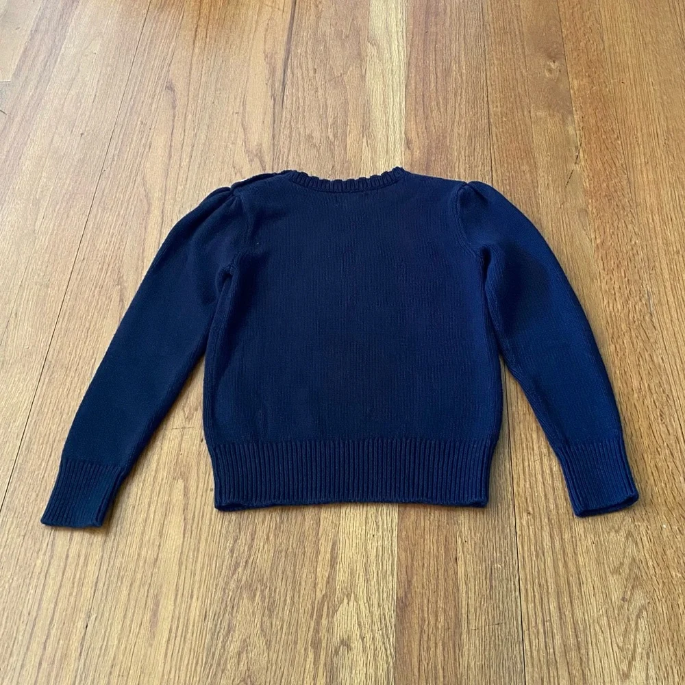 Ralph Lauren Knit Cotton Sweater Polo Bear